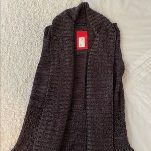NWT Evereve Sweater Tassel Vest